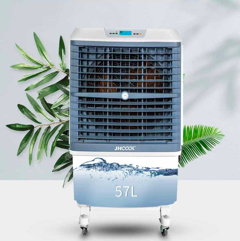 Raffrescatore Evaporativo Portatile 57 Litri 380W Sined Mobile 801 Bianco e Grigio