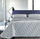 Cober Affi Graf Jacquard-Tagesdecke, perlgrau, garngefärbt, verschiedene Größen