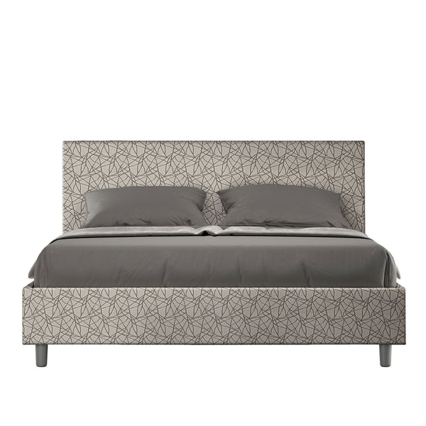 sconto Letto Matrimoniale Adele Era 02 Grigio Varie Misure