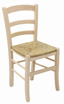Sedia in Legno di Faggio e Paglia Paesana Naturale