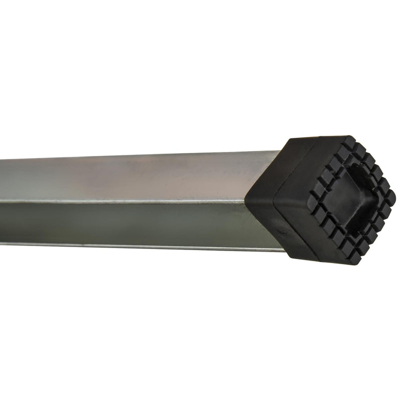 Set 2 Cavalletti da Lavoro Pieghevoli Telescopici Altezza Regolabile in Metallo  Giallo e Nero