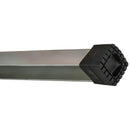 Set 2 Cavalletti da Lavoro Pieghevoli Telescopici Altezza Regolabile in Metallo  Giallo e Nero