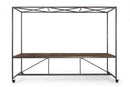Tavolo Espositore con Tetto 300x210H in Metallo