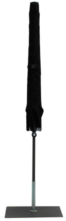 Ombrellone da Giardino 2x2 m Palo Ø38 mm in Alluminio Tessuto Olefin Trend Nero