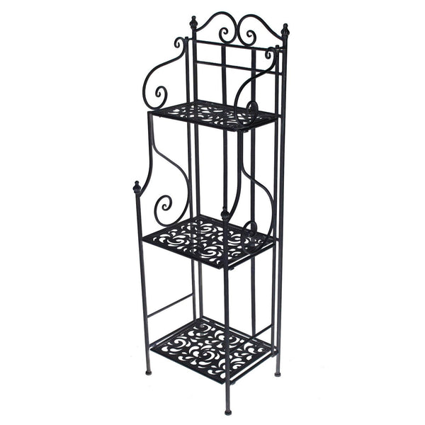 3 Etagen Pflanzenregal Metall 35x29H118cm Adami Jessica Black prezzo