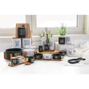Set 3 Barattoli Sale Zucchero e Caffè Ø8,5x9 cm 300 ml in Gres VdE Tivoli 1996 Urban Kit