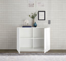 Madia Design Moderno 2 Ante Jupiter 120x44x90 cm Bianco laccato lucido