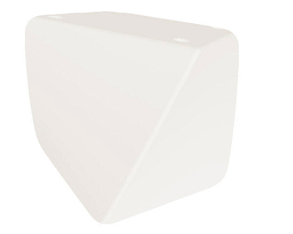 Pouf da Giardino 45x45 cm in Resina Arkema Twisty Pouf Bianco online