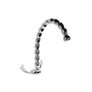 Rubinetto Cucina Miscelatore Doppio Comando Lavello Canna Tonda in Acciaio Dumbo Inox