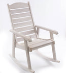 Sedia a Dondolo 58x99xH104 cm in Abete Bianco