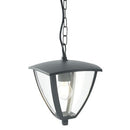 Lampada a Sospensione da Esterno E27 in Alluminio Sovil Grigio