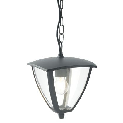 Lampada a Sospensione da Esterno E27 in Alluminio Sovil Grigio