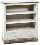 Mobile Libreria 3 Ripiani 2 Cassetti in Legno Provenza