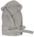 Accappatoio in Spugna 100% Cotone Grigio Taglia S/M