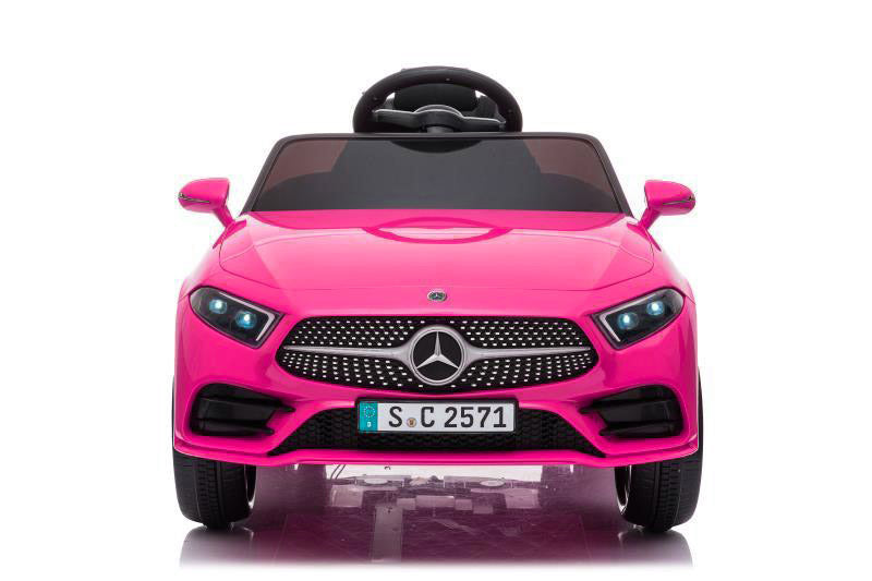 Macchina Elettrica per Bambini 12V con Licenza Mercedes CLS 350 AMG Rosa