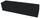 Avalli Schwarze Kunstlederbank 180x42x44 cm