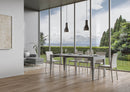 Consolle Allungabile 90-198x42x77 cm in Nobilitato Grigio