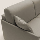 Divano Letto 3 Posti 189x96x96 cm Evans in Tessuto Tortora