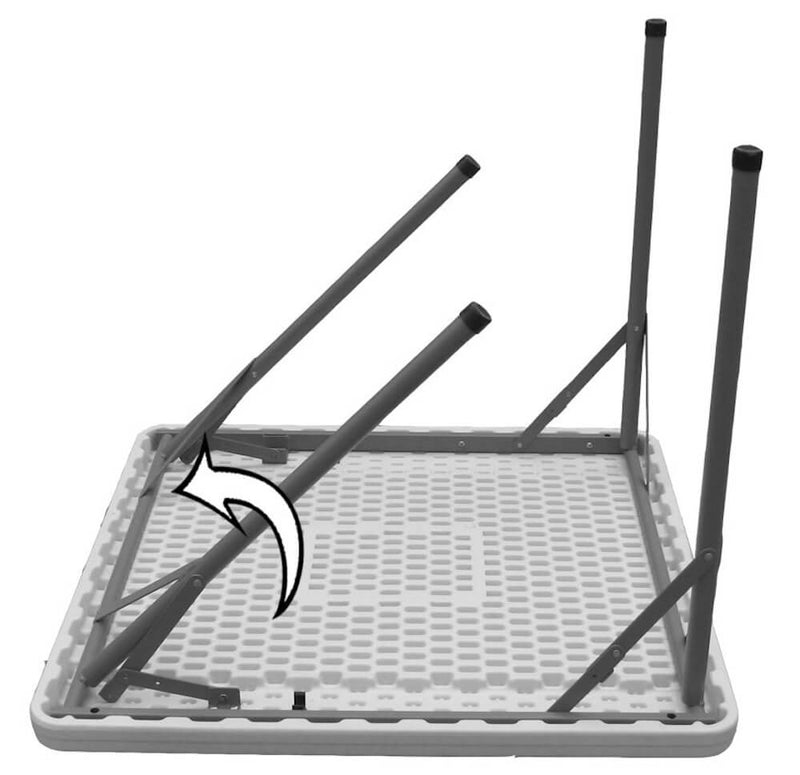 Tavolo Catering Quadrato Bianco Tosini CZ86 