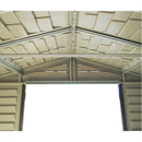 Casetta Box da Giardino 325x319x233 cm in PVC Avorio/Marrone