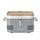 Tragbarer Holzkohlegrill 42,5 x 34,7 x 23 cm in Metal Cube Stone