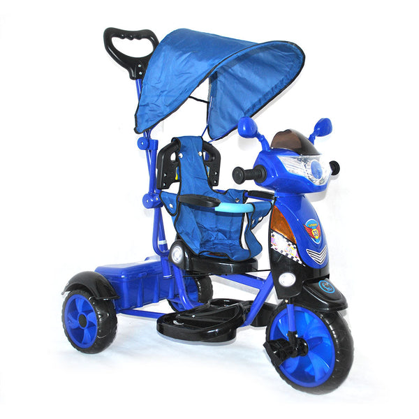 prezzo Schiebedreirad für Kinder mit Pedalen New Rider Blue