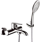 Kit Doccino e Miscelatore Monocomando per Vasca in Ottone Mariani Armonia Cromato