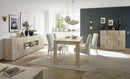 Credenza 2 Ante 120x42x110 cm in Legno TFT Chequers Rovere Samoa