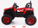 Macchina Elettrica per Bambini 2 Posti 12V Kidfun Fuoristrada 4x4 Rosso