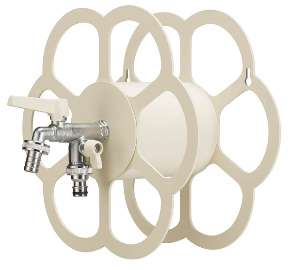 Portatubo da Muro in Metallo con Rubinetto a Doppia Uscita Belfer 42/FR Avorio prezzo