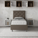 Letto Singolo Priya Cappuccino Varie Misure