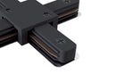Connettore a X per Sistema Illuminazione a Binario Monofase Nero