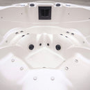 Vasca Idromassaggio Monoblocco Calypso per 5 Persone 200x200x82 cm in Acrilico US Color Legno      