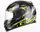 Casco Integrale per Scooter Visiera Lunga CGM Jerez 307G Giallo Fluo Varie Misure