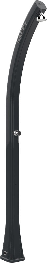 Doccia Solare da Esterno Giardino 23L Miscelatore Arkema Happy Grigio Antracite