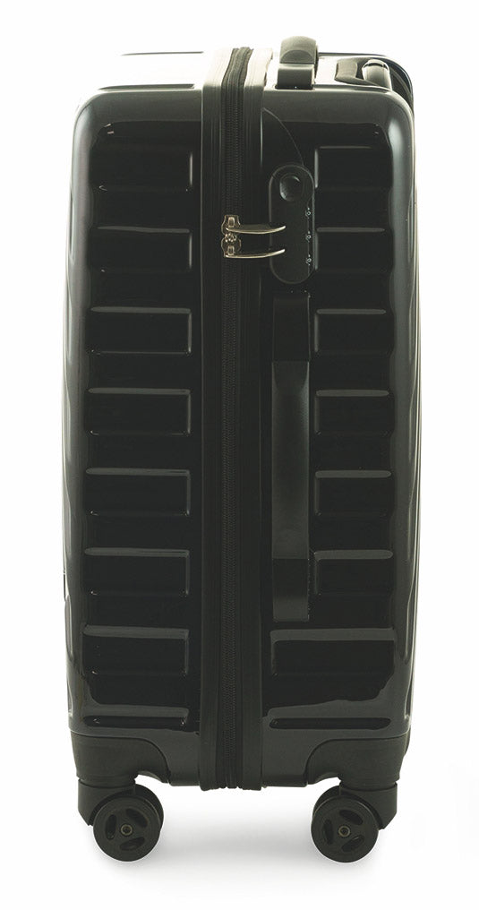 Set 2 Valigie Trolley Rigide in Policarbonato 4 Ruote TSA Soriani Blu Scuro