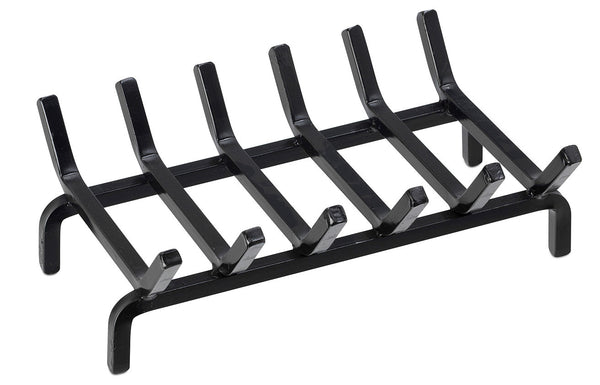 Holzfeuerschale für Kaminöfen 40x25 cm aus Eisen Belfer 900/E Schwarz sconto