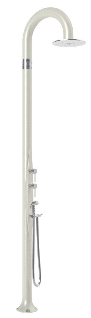 Doccia da Esterno Giardino Miscelatore Deviatore e Doccetta Mobile Arkema Funny Yin Top Line Perla prezzo