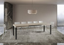  Tavolo Allungabile 160-264x90x77 cm Everyday Cashmere Gambe Antracite