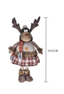 Alce Pupazzo in Piedi H52 cm Multicolor