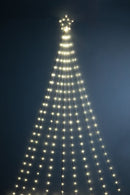 Albero di Natale Composizione Led 360 cm 8 Giochi di Luce da Esterno in Vetro e Plastica
