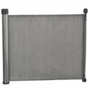 Barriera di Sicurezza per Cani Estensibile fino 140 cm per Porte e Scale Grigio