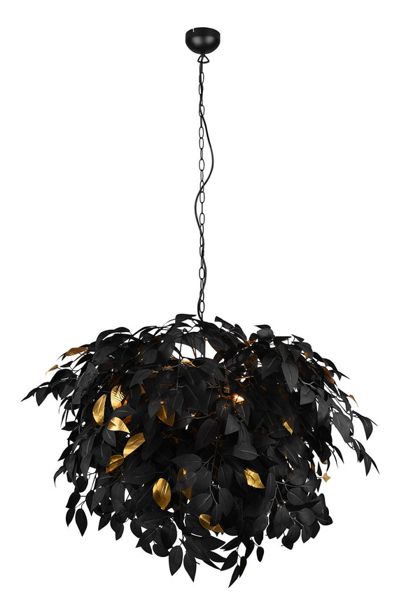 Lampada a Sospensione da Interno Attacco E14 in Metallo Nero Opaco prezzo