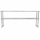 Ripiano per Tavolo da Cucina Ristorante Pizzeria 180x75x30 cm con Mensola in Acciaio