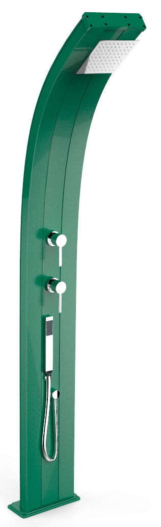 Doccia da Esterno Giardino Miscelatore e Doccetta Mobile Arkema Dada Verde prezzo