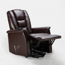 Poltrona Alzapersona Elettrica 1 Motore 68x77x109 cmin Similpelle Marrone Scuro