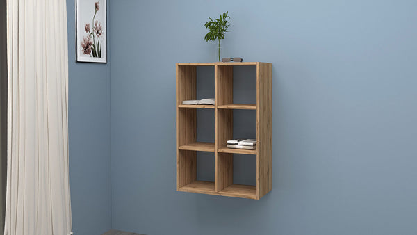 Libreria da Muro o Pavimento 6 Vani 60x25x90 cm Maruska Rovere Wotan acquista