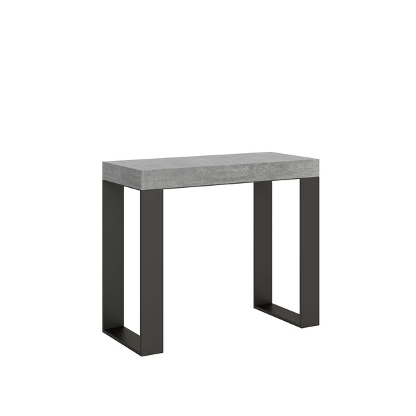 Consolle Allungabile 90-196x40x77 cm in Nobilitato Grigio prezzo