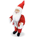Pupazzo Babbo Natale H40 cm con Minilucciole Rosso