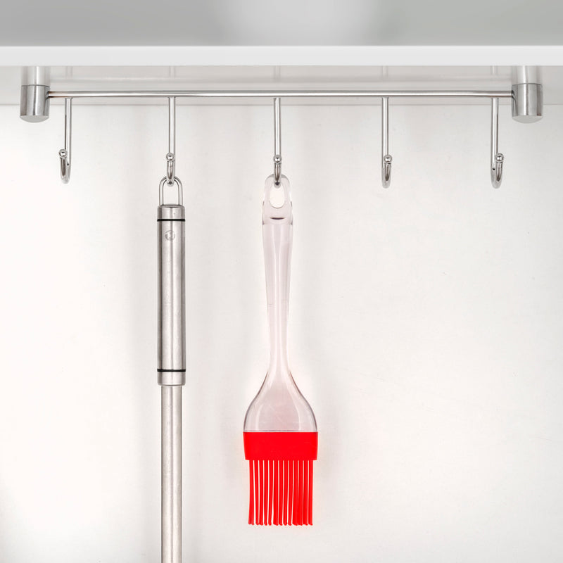 Appendiabiti da Cucina Supra Imballo 1 Pezzo Cromato Brillo Acciaio Emuca